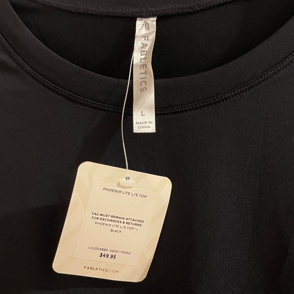 Fabletics phoenix literally l/s top large - Picture 2 of 3